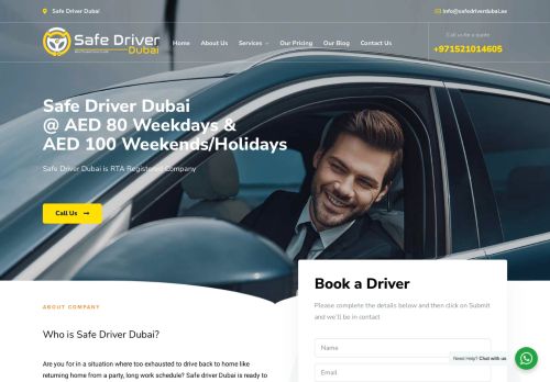 لقطة شاشة لموقع Safe Driver Dubai
بتاريخ 24/09/2021
بواسطة دليل مواقع كريم جمال