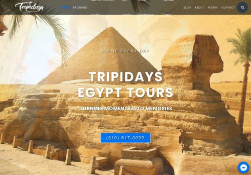 لقطة شاشة لموقع TRIPIDAYS EGYPT TOURS
بتاريخ 26/10/2021
بواسطة دليل مواقع كريم جمال