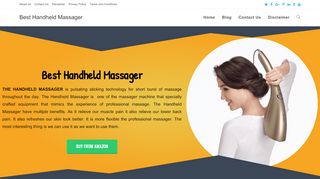 لقطة شاشة لموقع Best Handheld Massager
بتاريخ 21/09/2019
بواسطة دليل مواقع كريم جمال