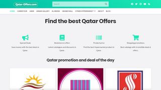 لقطة شاشة لموقع Qatar offers and discounts
بتاريخ 21/12/2019
بواسطة دليل مواقع كريم جمال