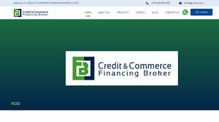 لقطة شاشة لموقع Credit & Commerce Financing Broker
بتاريخ 12/03/2020
بواسطة دليل مواقع كريم جمال