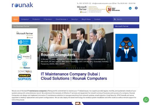لقطة شاشة لموقع Rounak Computers رونق للكمبيوتر
بتاريخ 20/08/2020
بواسطة دليل مواقع كريم جمال