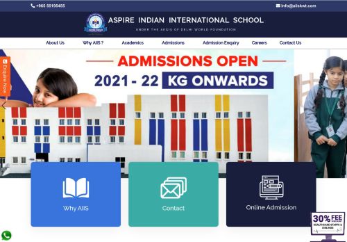 لقطة شاشة لموقع Top most Indian School in Kuwait -Aspire International school
بتاريخ 29/11/2020
بواسطة دليل مواقع كريم جمال